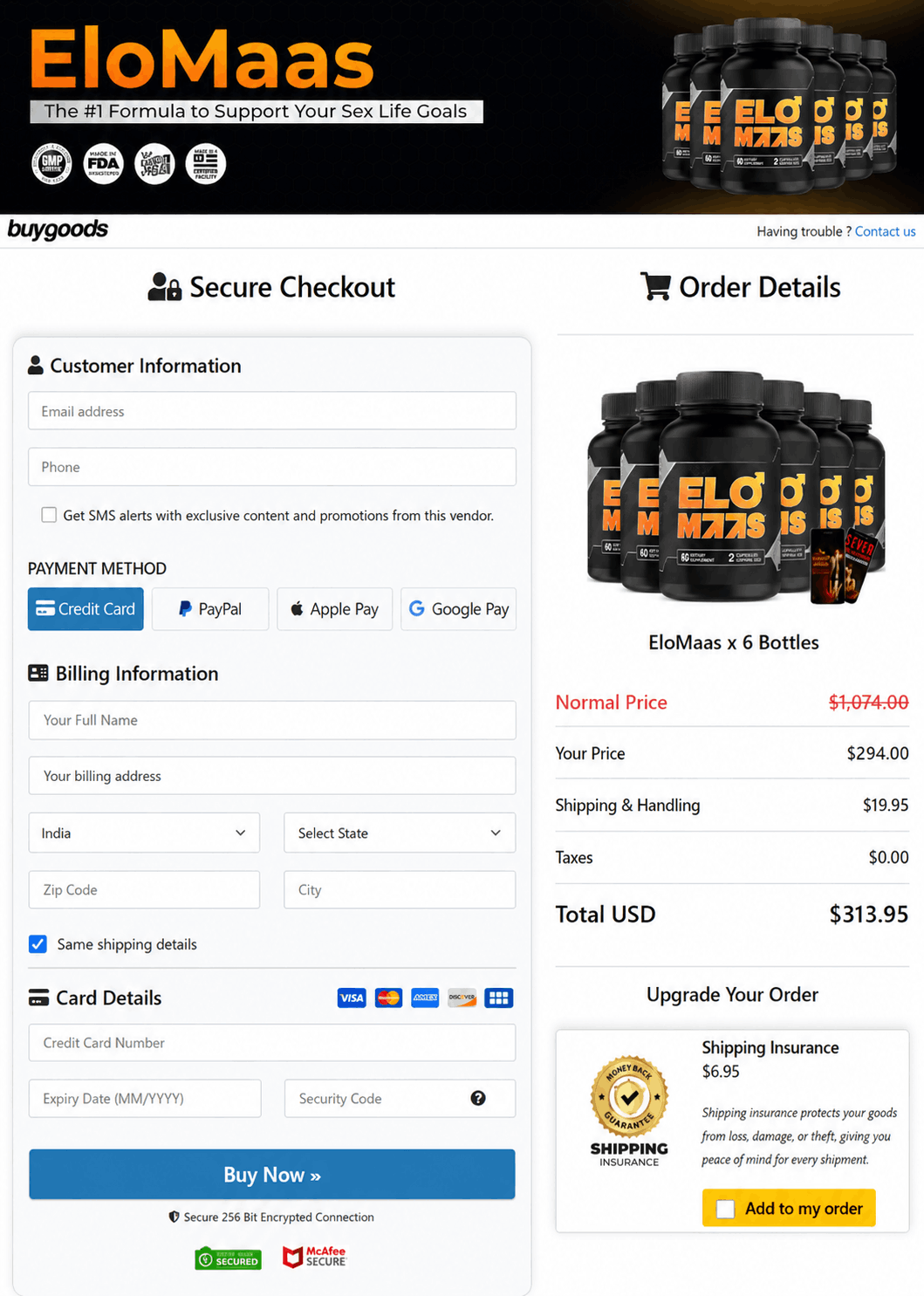 elomaas-order-page